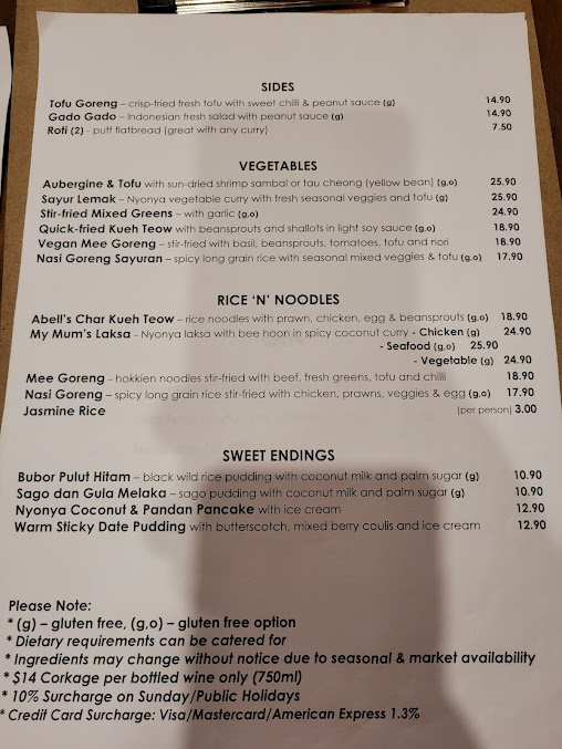 Menu Abell's Kopi Tiam - 3