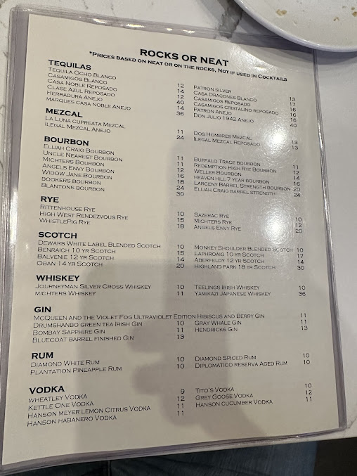 Menu Abigail's American Bistro - 1