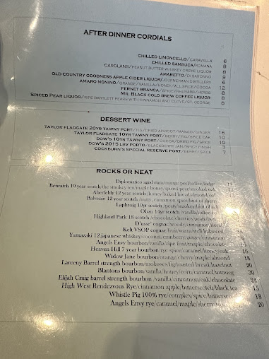 Menu Abigail's American Bistro - 2