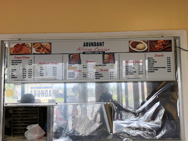Menu Abundant Restaurant - 1