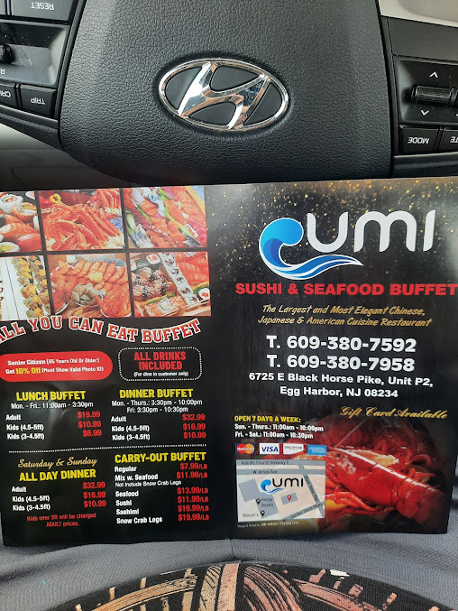 Menu Ac Umi Sushi & Seafood Buffet - 0