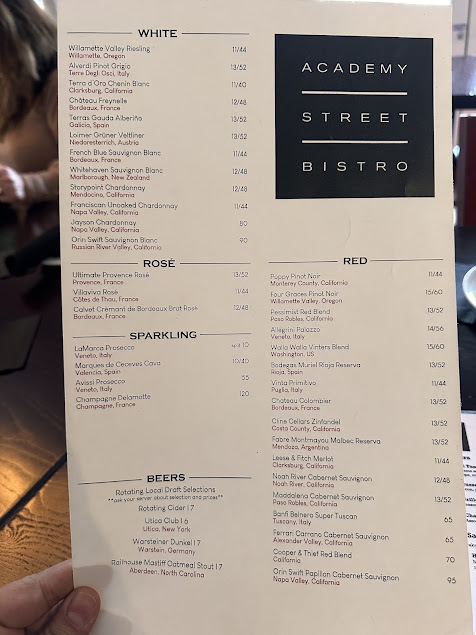 Menu Academy Street Bistro - 7