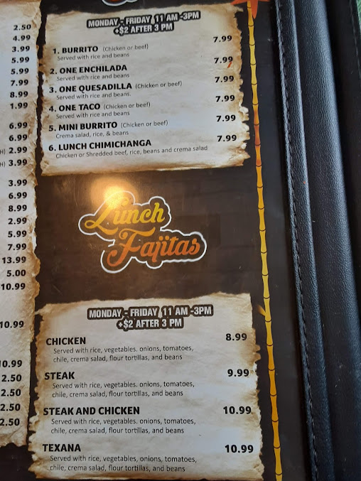 Menu Acapulco Mexican Restaurant - 5