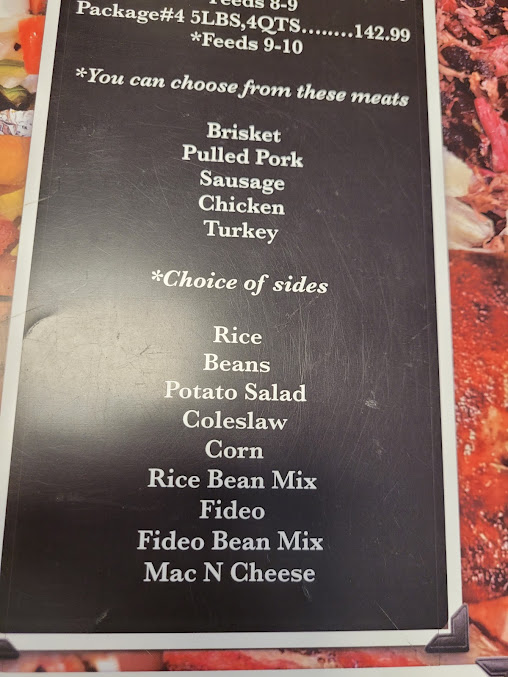 Menu Aces Bbq Edinburg - 0
