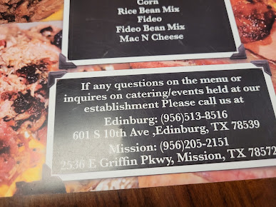 Menu Aces Bbq Edinburg - 1