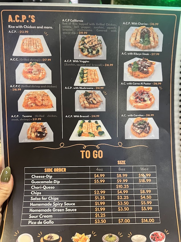 Menu Acps Grill Bar - 3