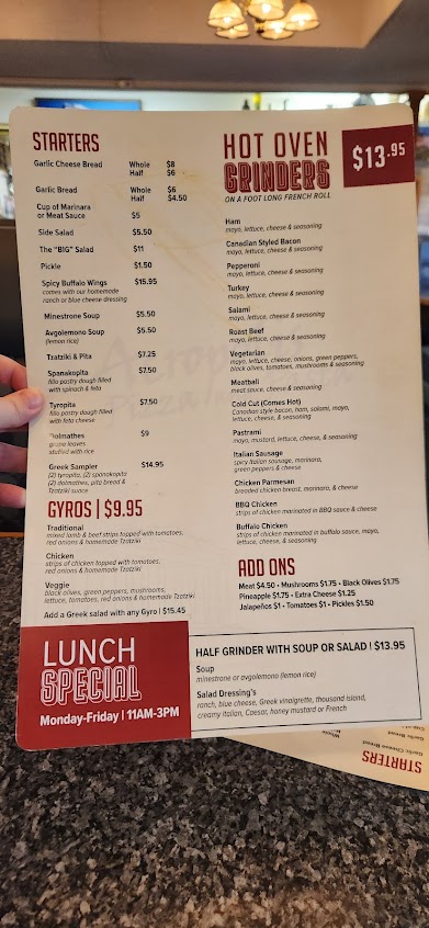 Menu Acropolis Pizza Pasta Kirkland - 6