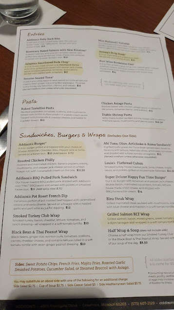 Menu Addisons South - 3