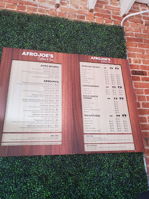 Menu Afro Joes Coffee Tea - 7
