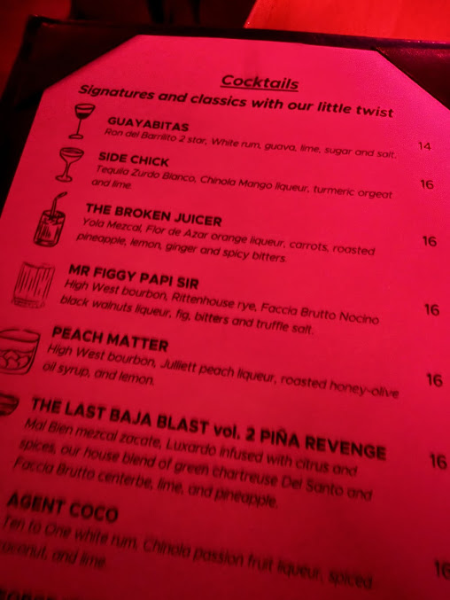 Menu Aftermath Nyc - 1