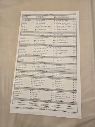 Menu Aga's Restaurant & Catering - 0