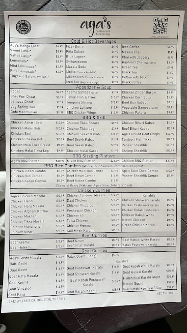Menu Aga's Restaurant & Catering - 8