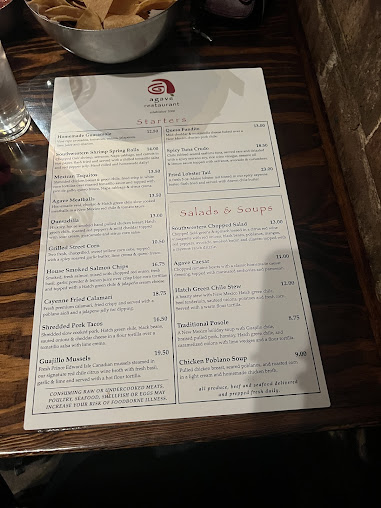 Menu Agave Restaurant - 5