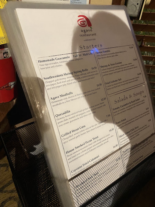 Menu Agave Restaurant - 9
