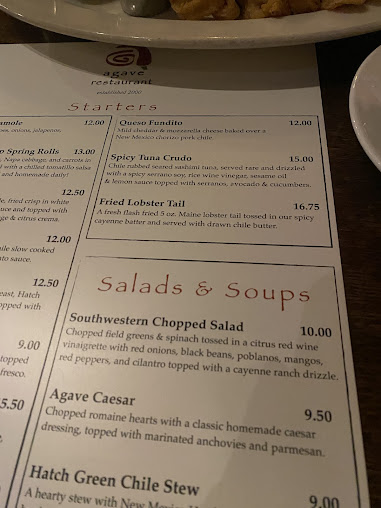 Menu Agave Restaurant - 12