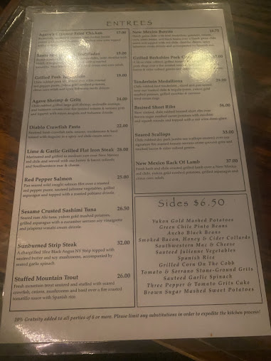 Menu Agave Restaurant - 15