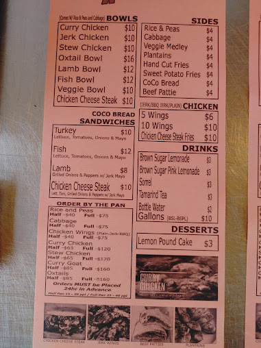 Menu Agnes Eats - 1