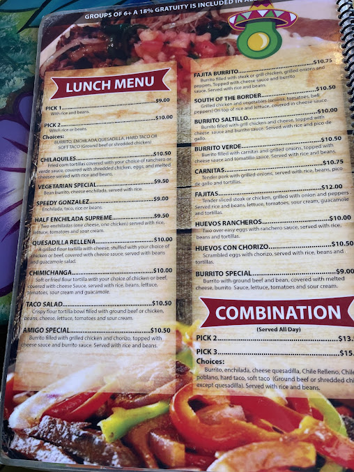 Menu Aguacates Mexican Bar & Grill - 0