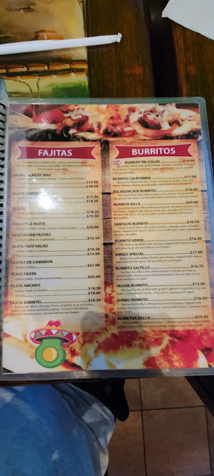 Menu Aguacates Mexican Bar & Grill - 1
