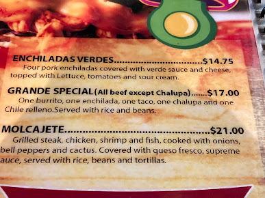 Menu Aguacates Mexican Bar & Grill - 6