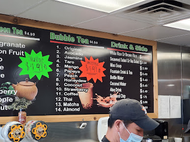 Menu Ahi Poke Hawaiian Bowls Tapioca Tea - 12