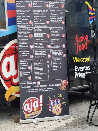 Menu Aja Food Truck Kendall - 1