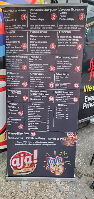 Menu Aja Food Truck Kendall - 3