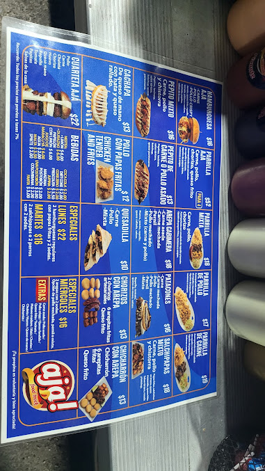Menu Aja Food Truck Kendall - 8
