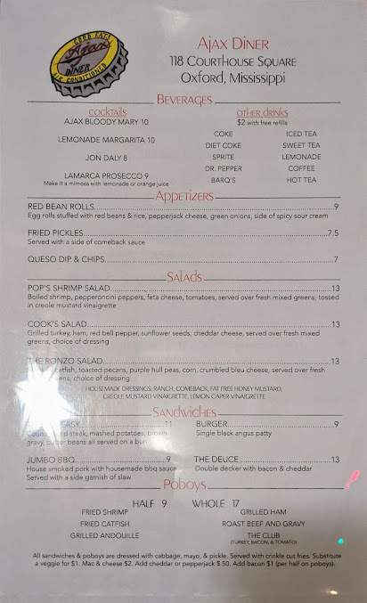 Menu Ajax Diner - 8