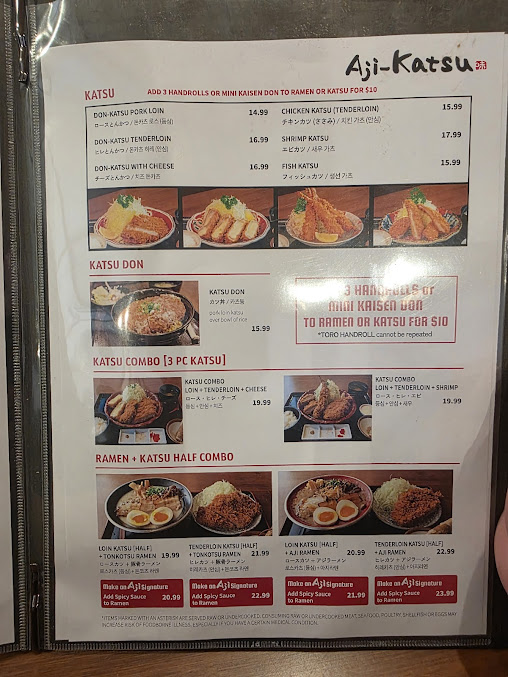 Menu Aji Katsu Japanese Tonkatsu Ramen - 7