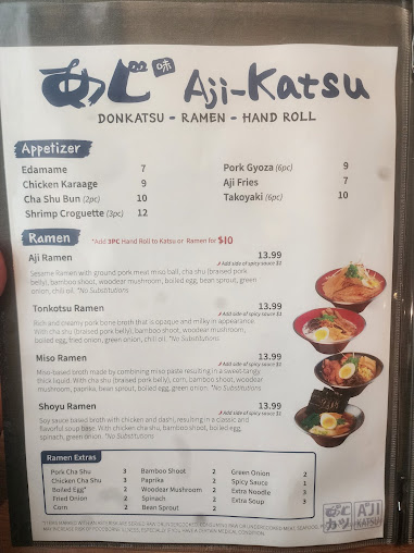 Menu Aji Katsu Japanese Tonkatsu Ramen - 9