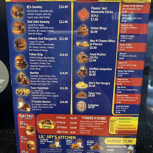 Menu Ajs Hot Chicken - 11