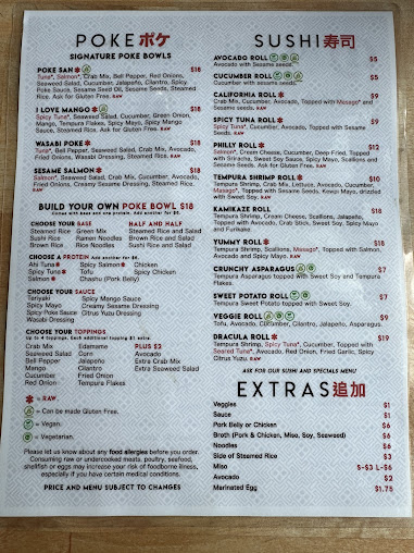 Menu Akami Poke And Noodle Bar - 1