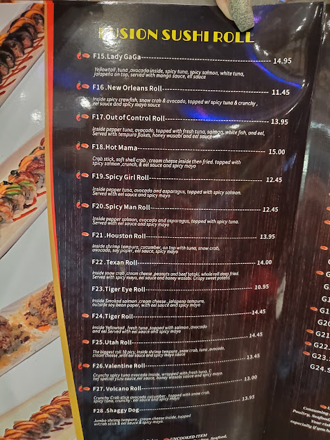 Menu Akashi - 0