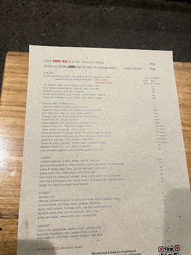 Menu Akiba - 5