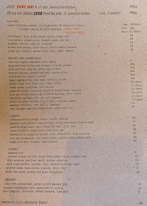Menu Akiba - 6