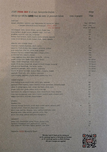 Menu Akiba - 9