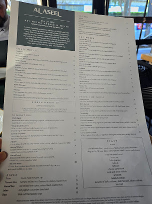 Menu Al Aseel Restaurant Alexandria - 1