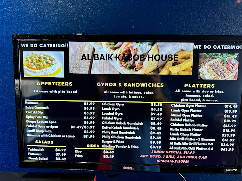 Menu Al Baik Kabob And Gyro House - 0