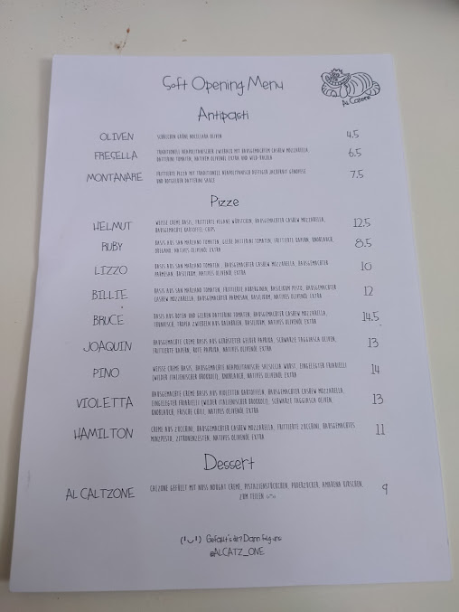 Menu Al Catzone - Pizzeria - 4