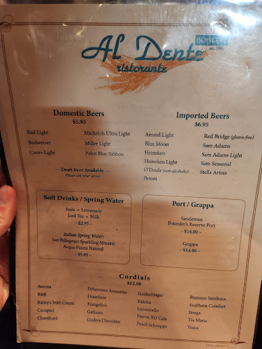 Menu Al Dente Ristorante - 5