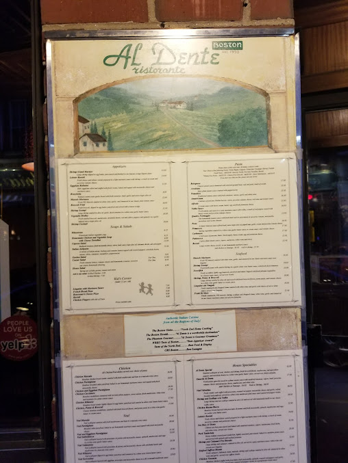 Menu Al Dente Ristorante - 9