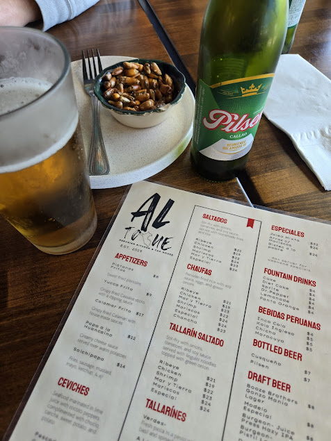 Menu Al Toque Peruvian Kitchen - 1