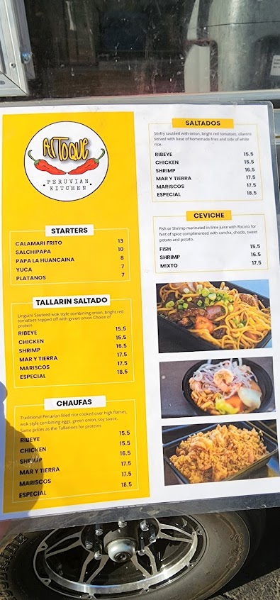 Menu Al Toque Peruvian Kitchen - 6