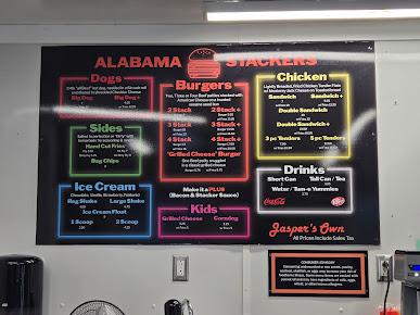 Menu Alabama Stackers - 5