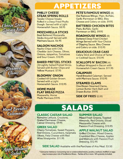 Menu Alaska Pete's - 2