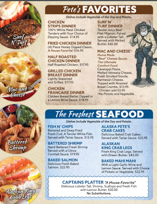 Menu Alaska Pete's - 5