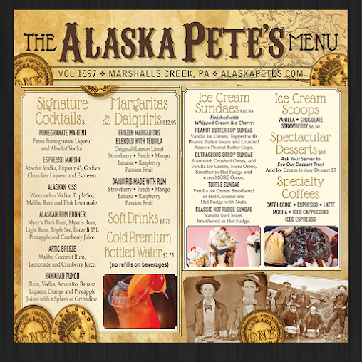 Menu Alaska Pete's - 9