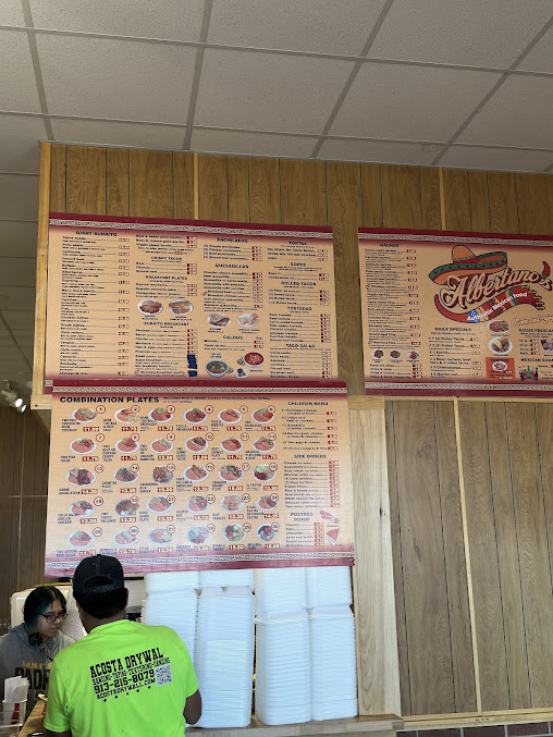 Menu Albertanos Mexican Food Rapid City - 1