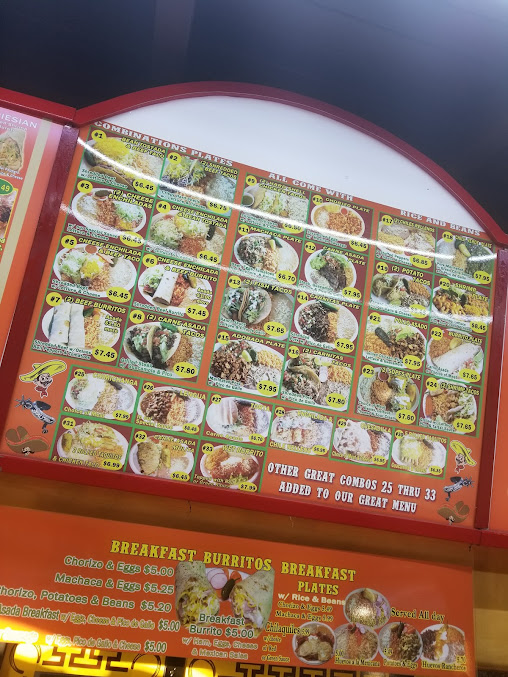 Menu Albert's Mexican Food - 1